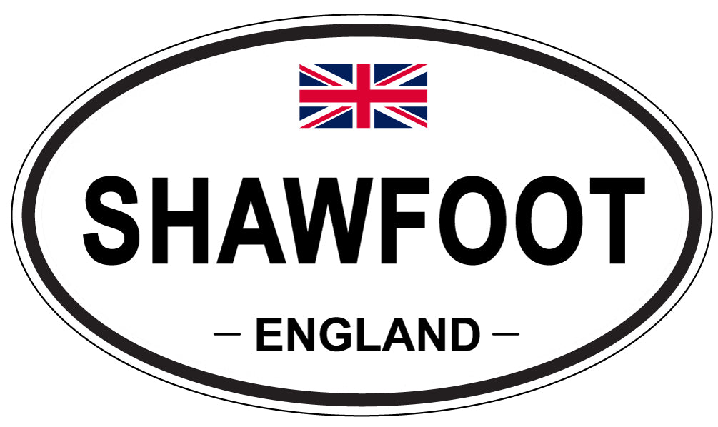 SHAWFOOT, England - Oval Magnet