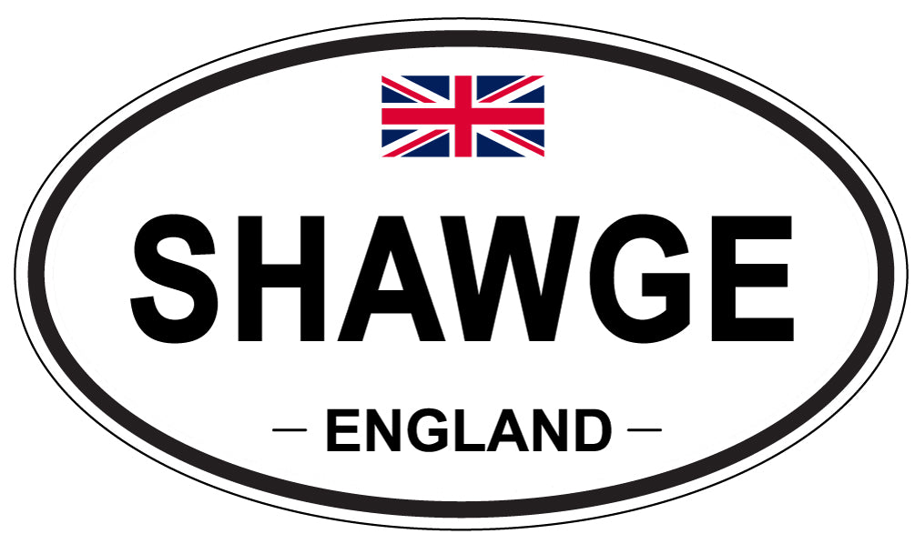 SHAWGE, England - Oval Magnet