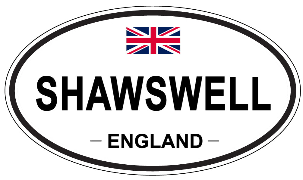SHAWSWELL, ENGLAND - Oval Sticker