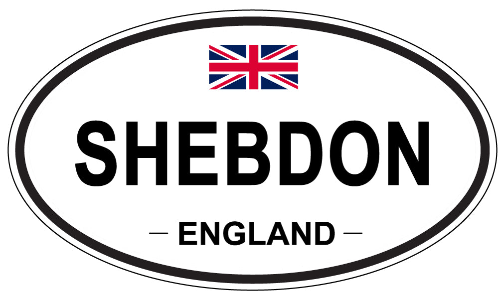 SHEBDON, England - Oval Magnet