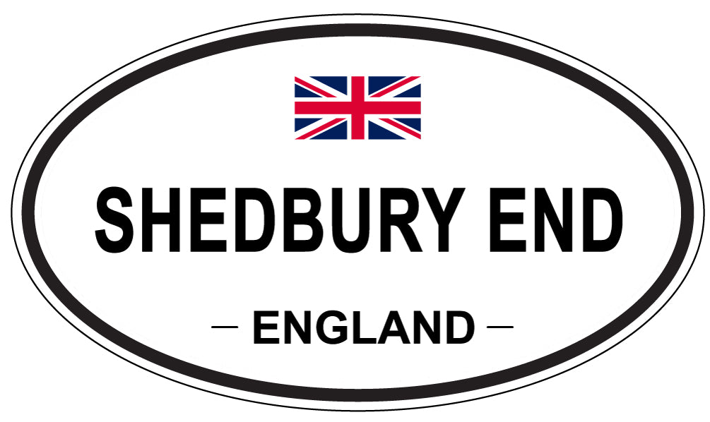 SHEDBURY END, England - Oval Magnet