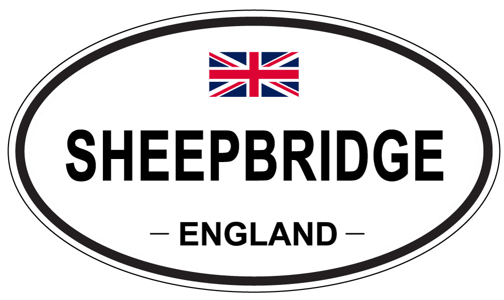 SHEEPBRIDGE, England - Oval Magnet