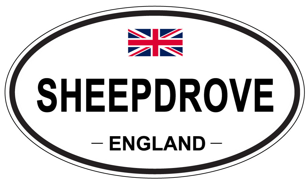 SHEEPDROVE, England - Oval Magnet