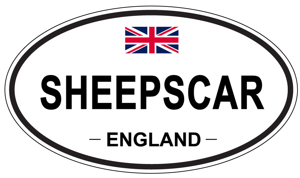 SHEEPSCAR, England - Oval Magnet