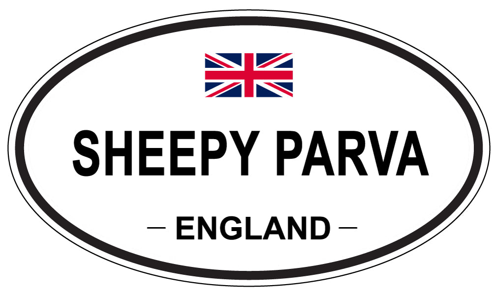 SHEEPY PARVA, England - Oval Magnet