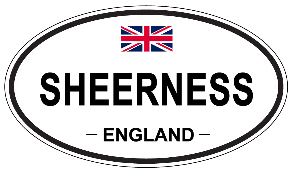 SHEERNESS, England - Oval Magnet