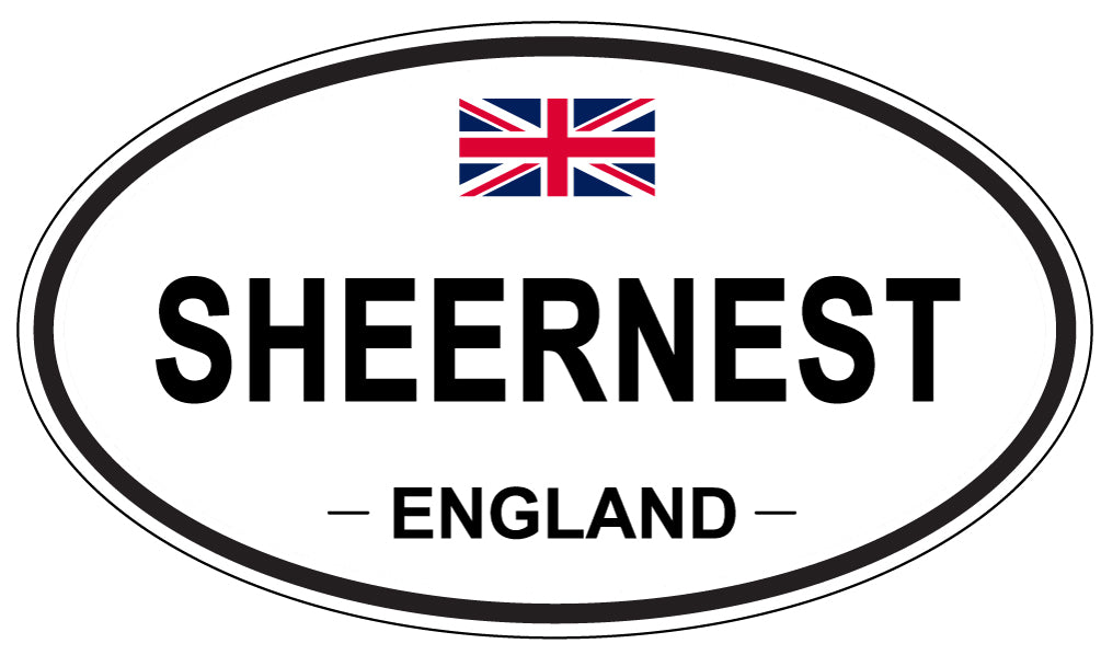 SHEERNEST, England - Oval Magnet