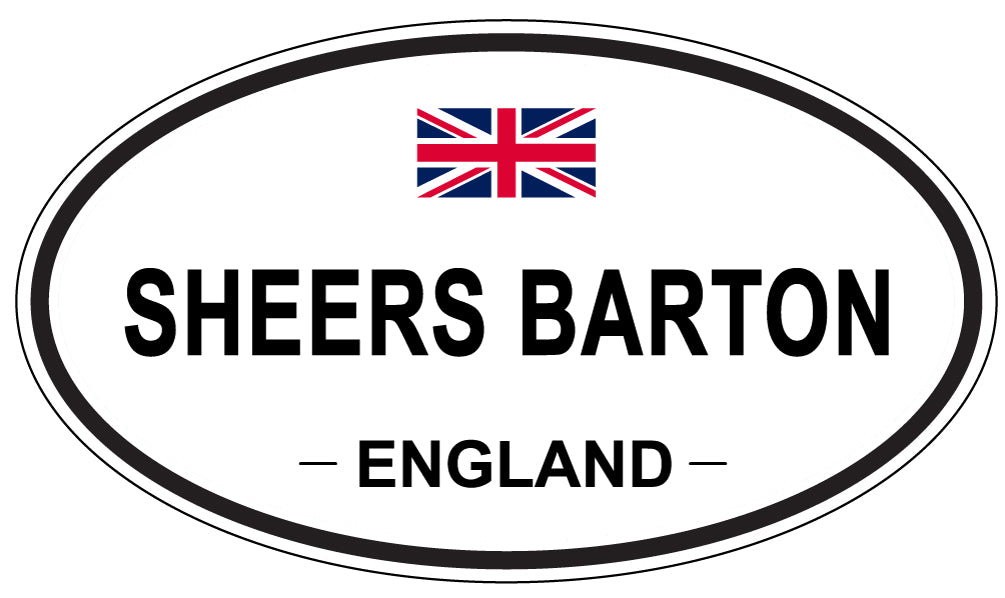 SHEERS BARTON, England - Oval Magnet