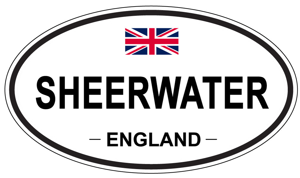 SHEERWATER, England - Oval Magnet