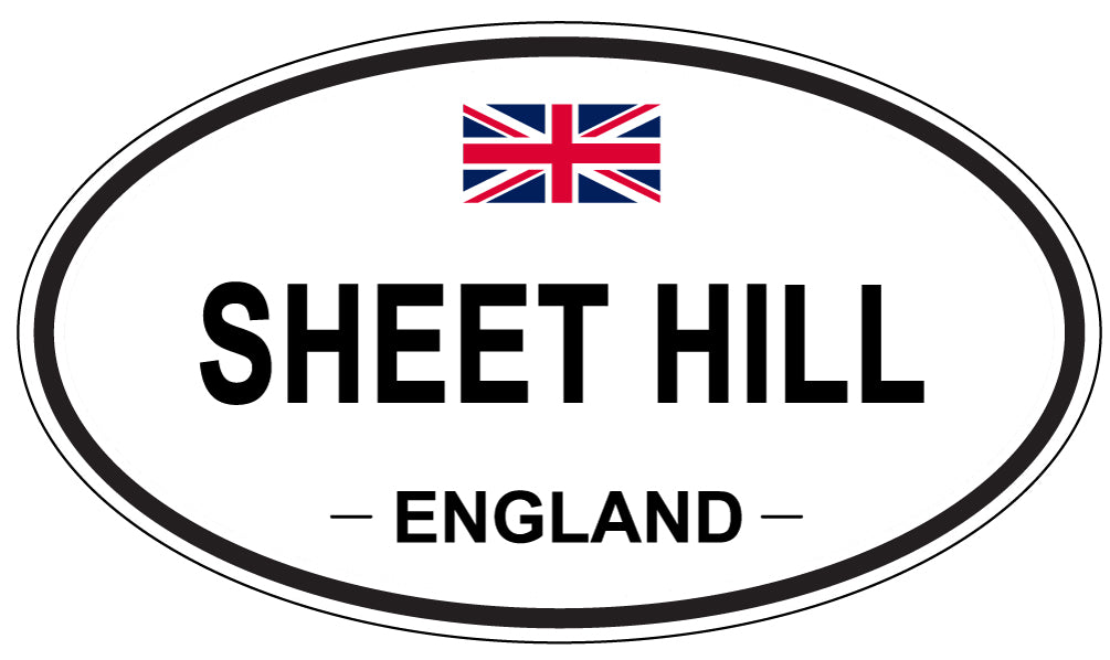 SHEET HILL, England - Oval Magnet
