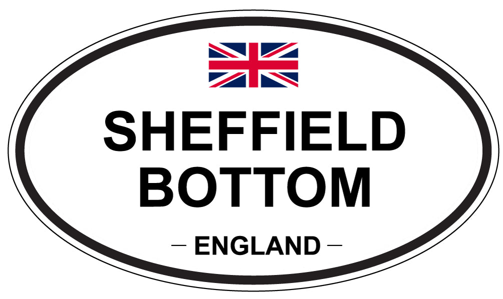 SHEFFIELD BOTTOM, England - Oval Magnet