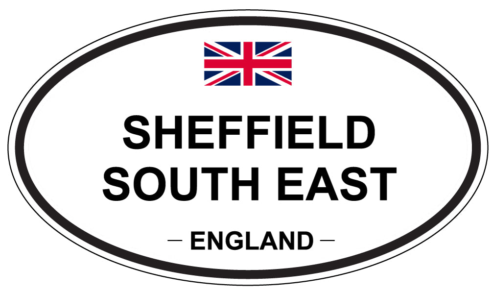 SHEFFIELD SOUTH EAST, England - Oval Magnet