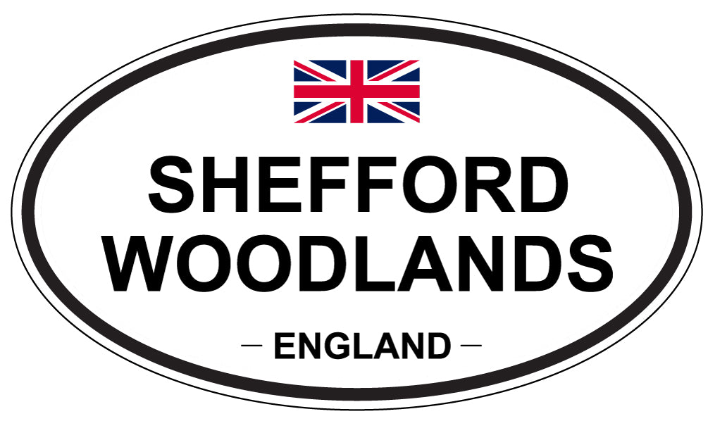 SHEFFORD WOODLANDS, England - Oval Magnet