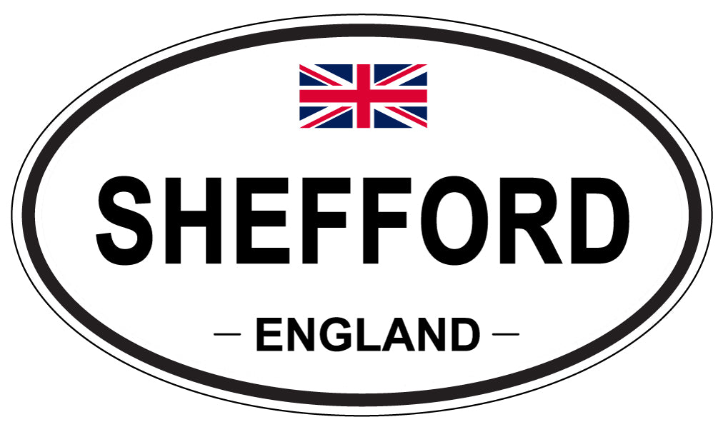 SHEFFORD, England - Oval Magnet