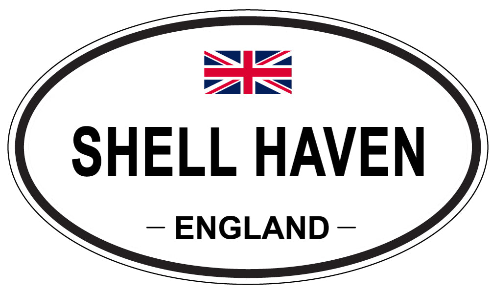 SHELL HAVEN, England - Oval Magnet