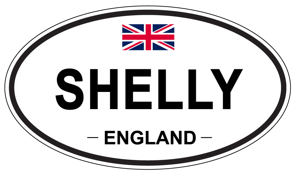 SHELLY, England - Oval Magnet