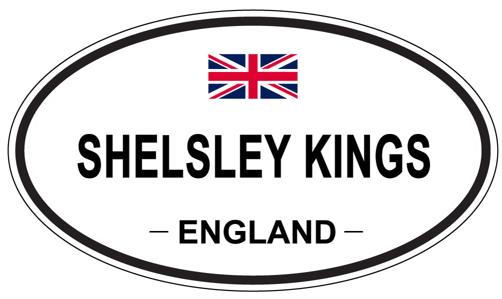 SHELSLEY KINGS, England - Oval Magnet