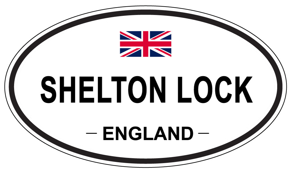 SHELTON LOCK, England - Oval Magnet