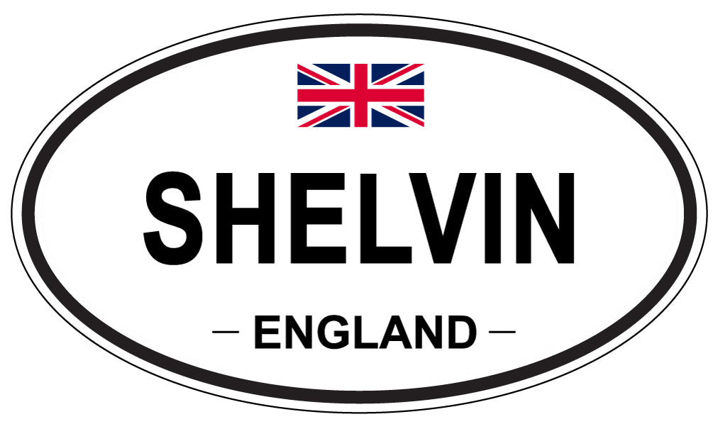 SHELVIN, England - Oval Magnet