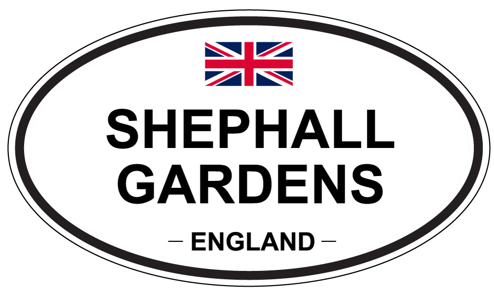 SHEPHALL GARDENS, England - Oval Magnet