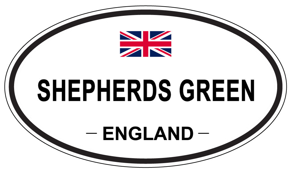 SHEPHERDS GREEN, England - Oval Magnet