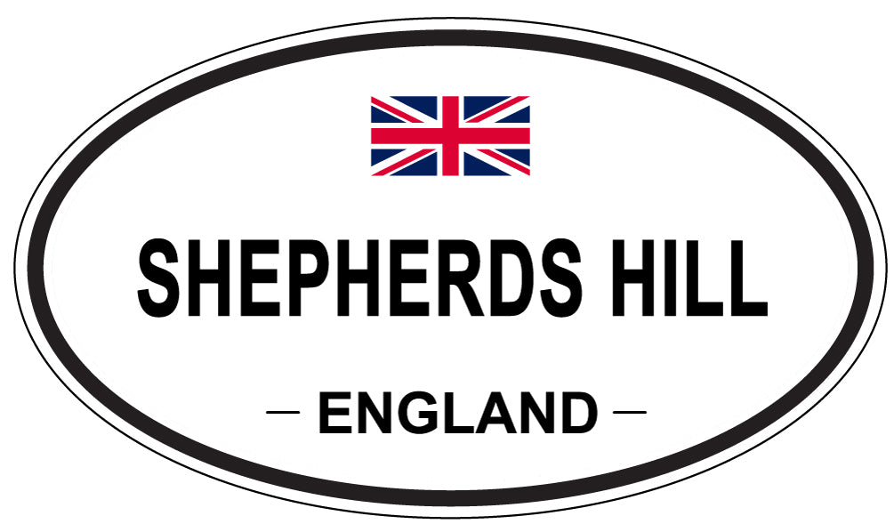 SHEPHERDS HILL, England - Oval Magnet