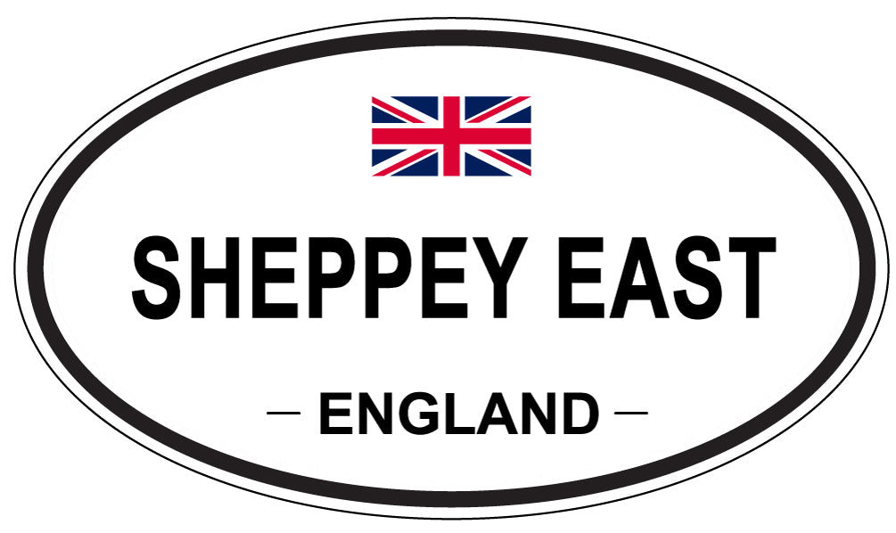 SHEPPEY EAST, ENGLAND - Oval Sticker