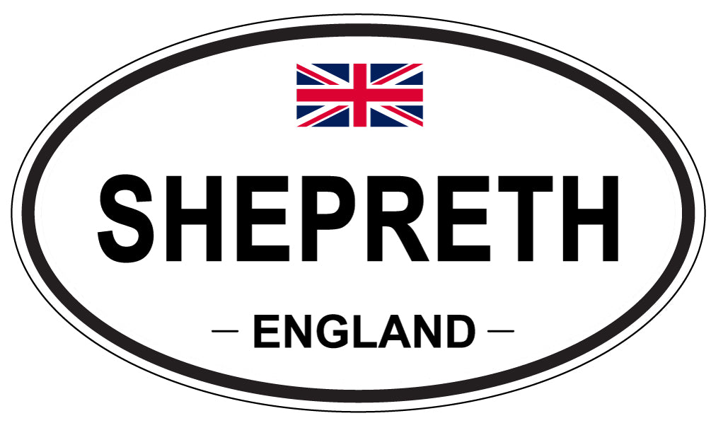 SHEPRETH, England - Oval Magnet