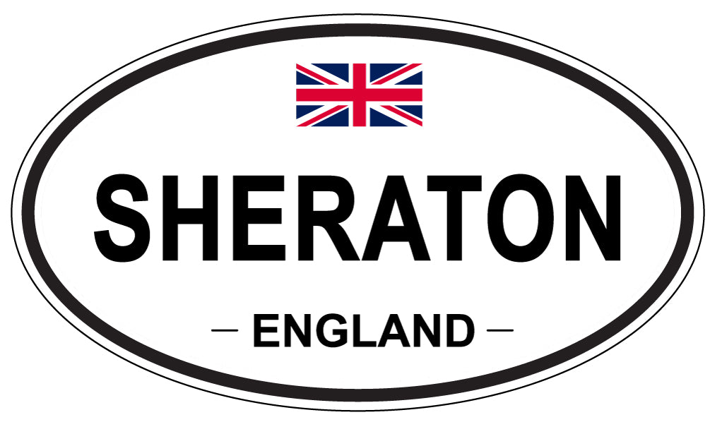 SHERATON, England - Oval Magnet