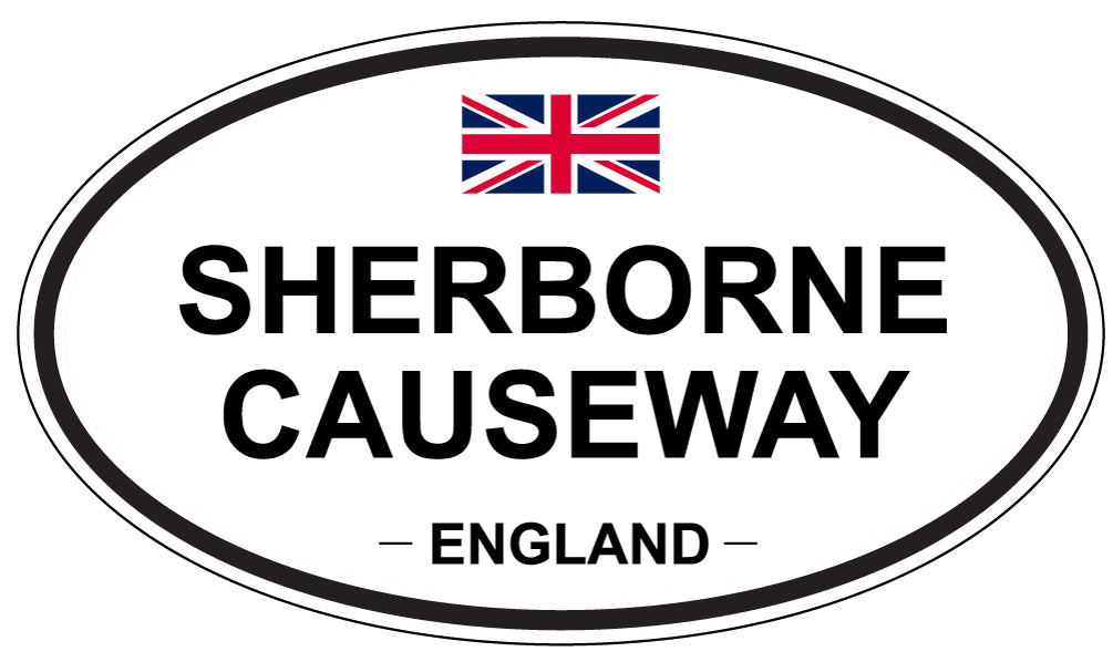 SHERBORNE CAUSEWAY, England - Oval Magnet