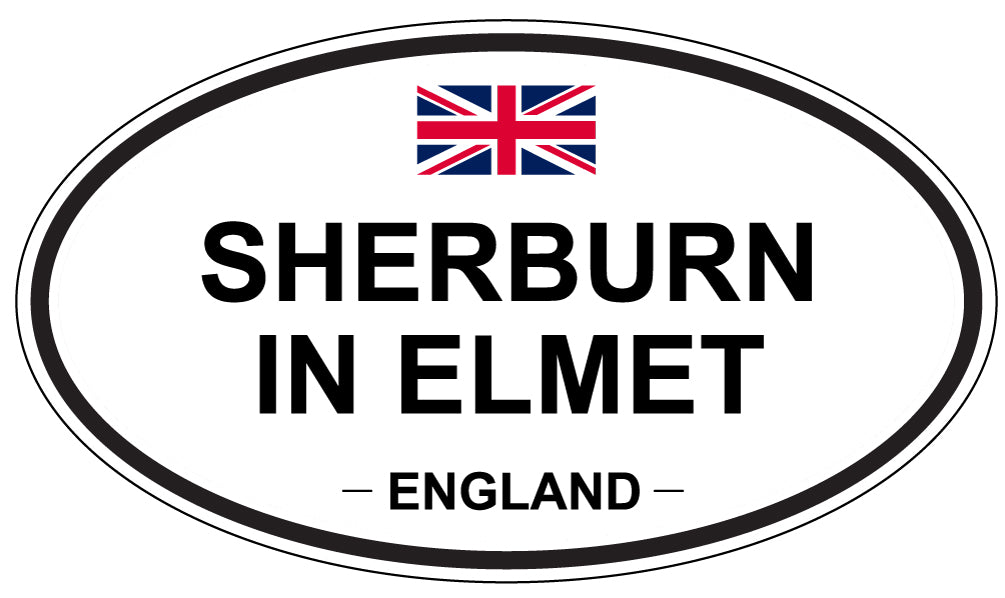 SHERBURN IN ELMET, ENGLAND - Oval Sticker