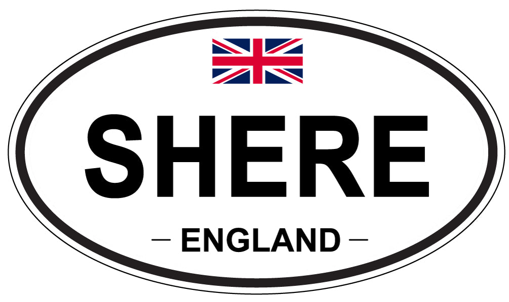 SHERE, England - Oval Magnet