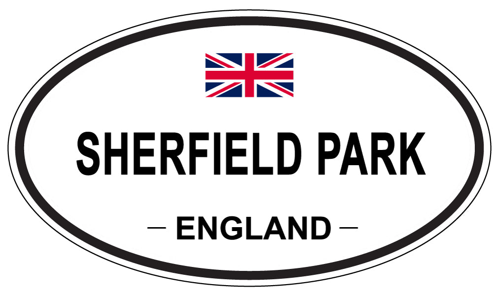 SHERFIELD PARK, England - Oval Magnet