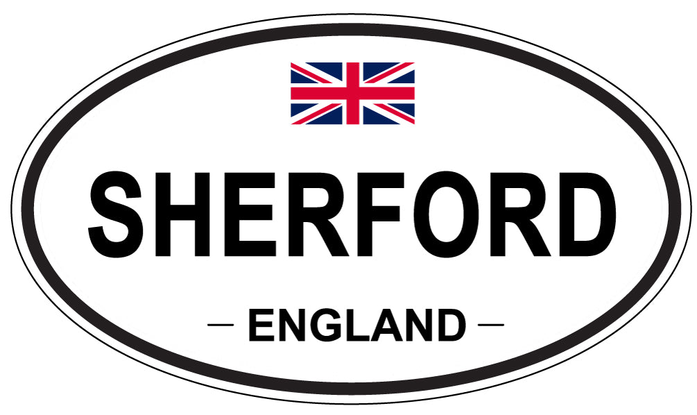 SHERFORD, England - Oval Magnet