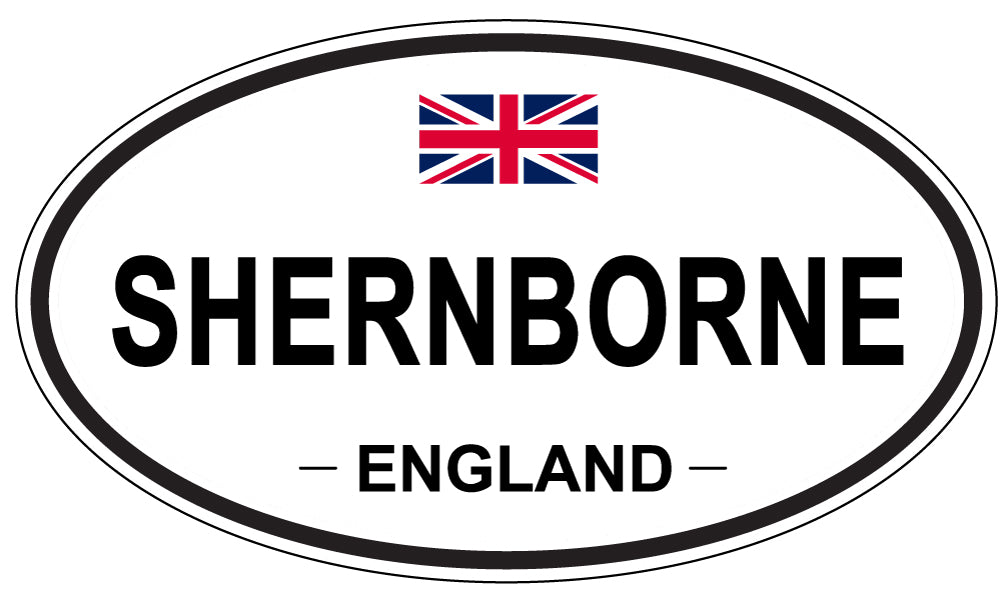 SHERNBORNE, ENGLAND - Oval Sticker