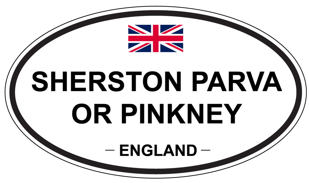 SHERSTON PARVA OR PINKNEY, England - Oval Magnet