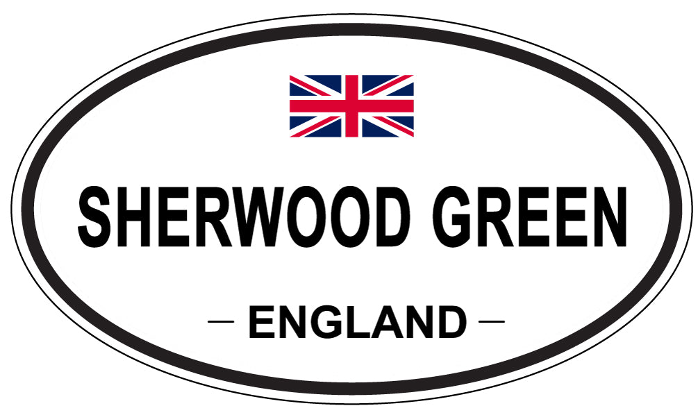 SHERWOOD GREEN, England - Oval Magnet