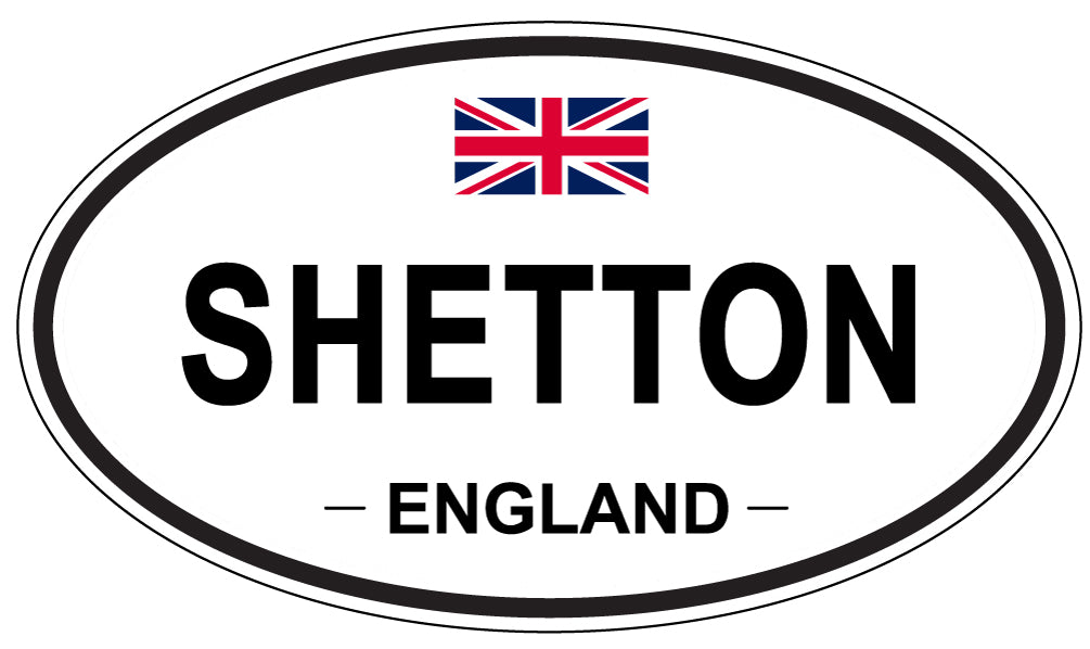 SHETTON, England - Oval Magnet