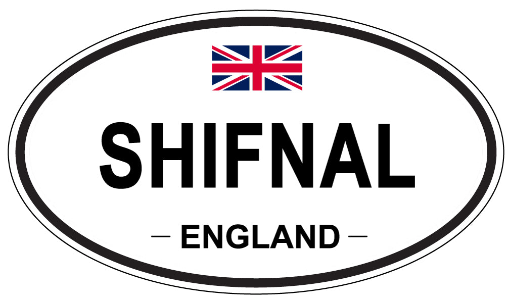 SHIFNAL, ENGLAND - Oval Sticker
