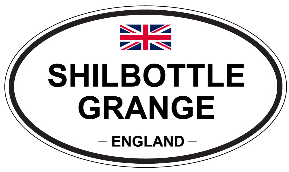 SHILBOTTLE GRANGE, ENGLAND - Oval Sticker