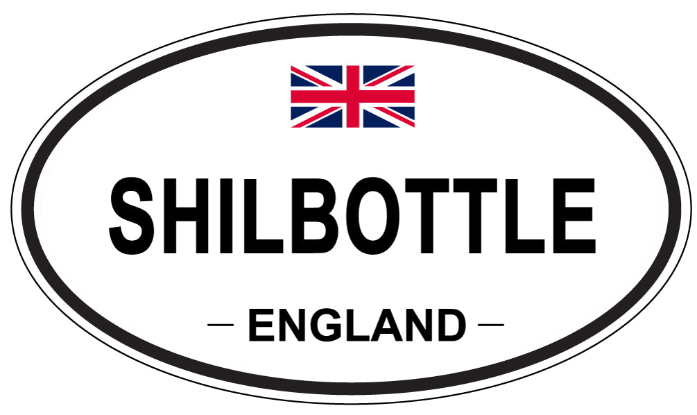 SHILBOTTLE, ENGLAND - Oval Sticker