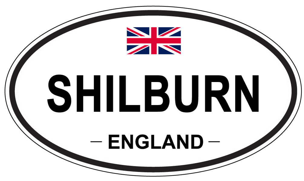 SHILBURN, ENGLAND - Oval Sticker