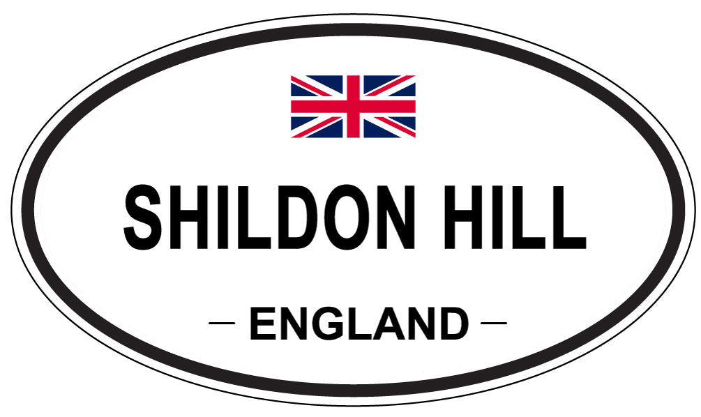 SHILDON HILL, England - Oval Magnet