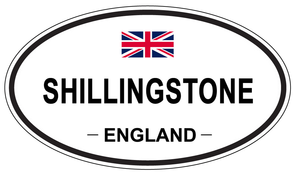 SHILLINGSTONE, ENGLAND - Oval Sticker