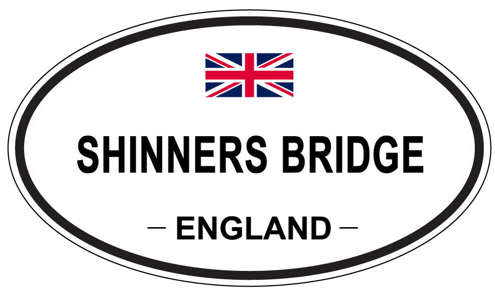 SHINNERS BRIDGE, England - Oval Magnet