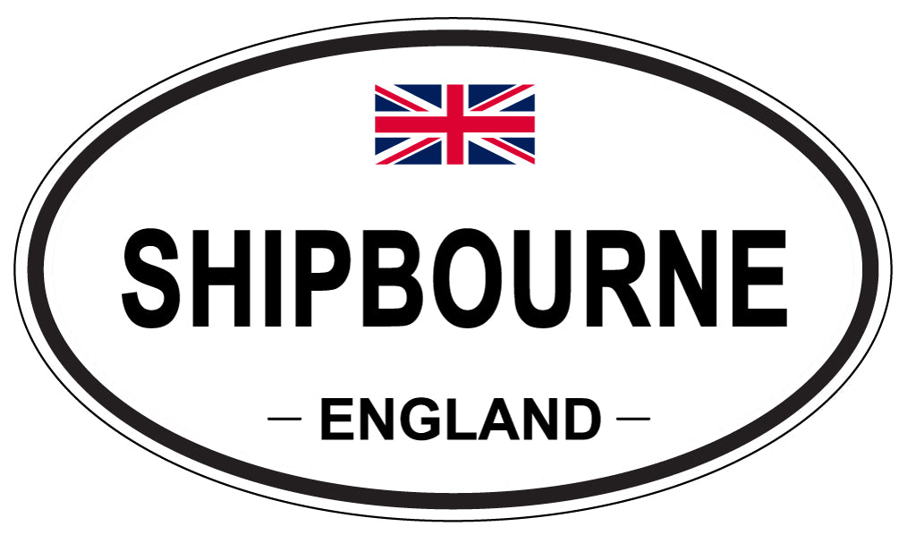 SHIPBOURNE, England - Oval Magnet