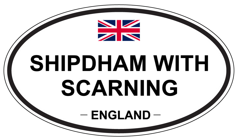 SHIPDHAM WITH SCARNING, England - Oval Magnet