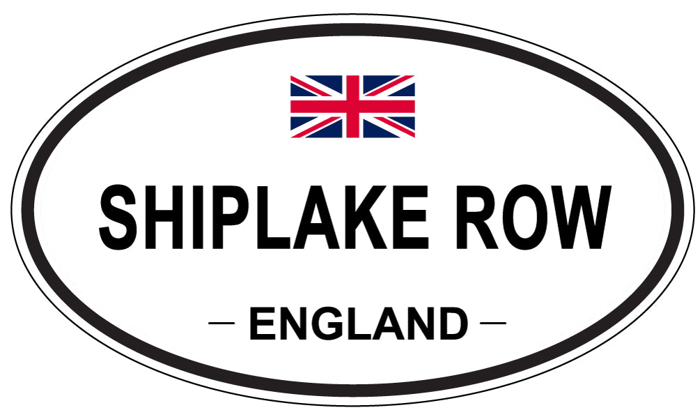 SHIPLAKE ROW, England - Oval Magnet