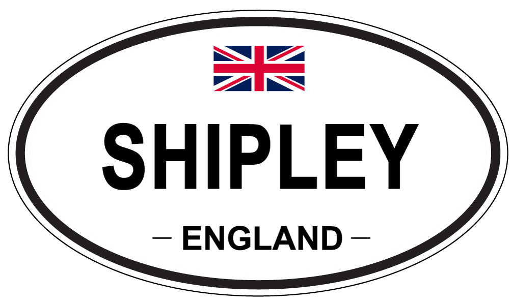SHIPLEY, ENGLAND - Oval Sticker