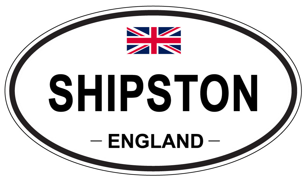 SHIPSTON, ENGLAND - Oval Sticker